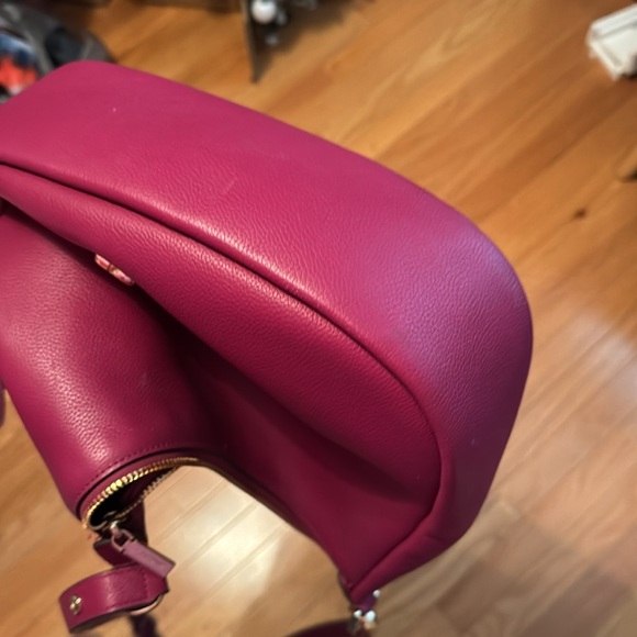 Kate Spade ♠️ Kayla Convertible Shoulder Bag Crossbody Raspberry Style KK055 - Picture 7 of 12